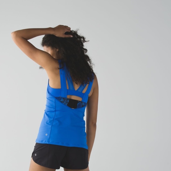 Lululemon Super Sport Tank Pipe Dream Blue Size 4 - Picture 3 of 12